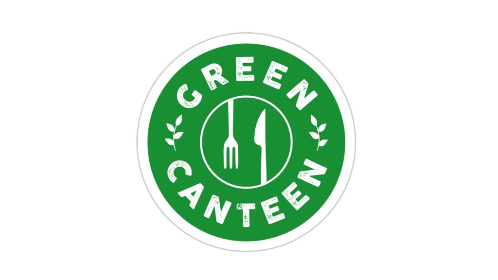 Grün-weißes-Siegel-als-Auszeichnung-Green-Canteen